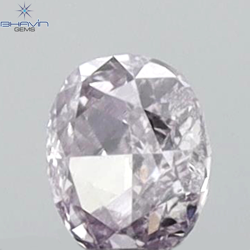 0.12 CT Oval Shape Natural Diamond Pink Color I1 Clarity (3.17 MM)
