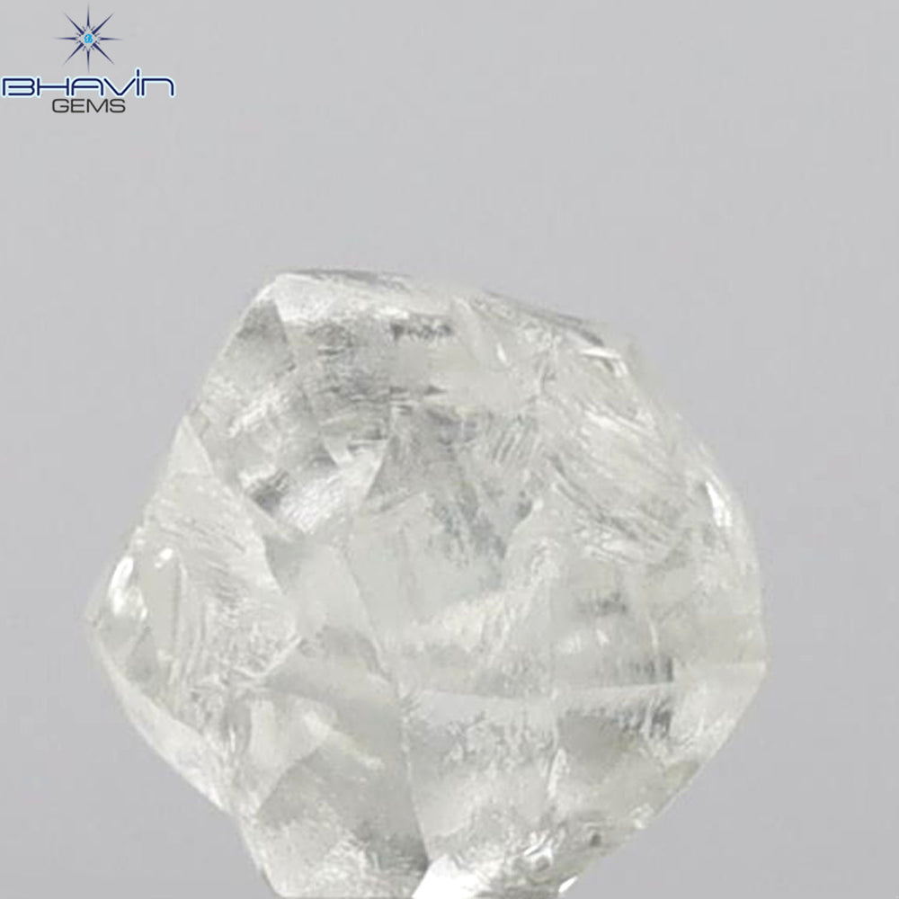 2.20 CT Rough Shape Natural Loose Diamond White (M) Color VS2 Clarity (7.50 MM)