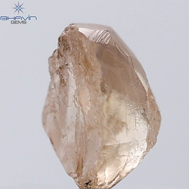 1.72 CT Rough Shape Natural Diamond Brown Color SI Clarity (7.77 MM)