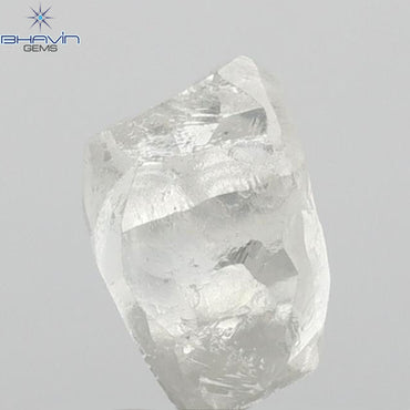 2.53 CT Rough Shape Natural Loose Diamond White (M) Color VS2 Clarity (9.15 MM)