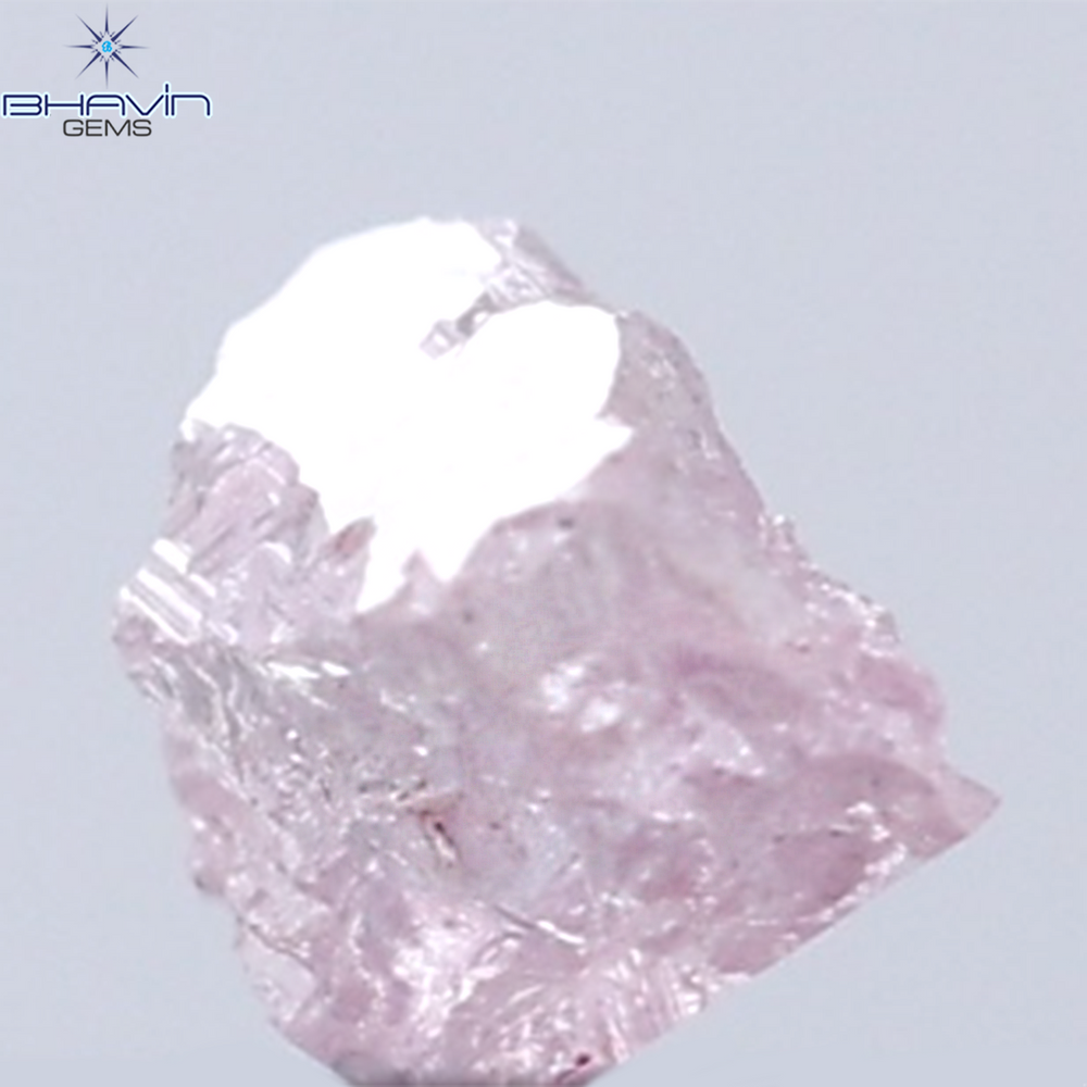 0.11 CT Rough Shape Natural Diamond Pink Color SI1 Clarity (2.66 MM)