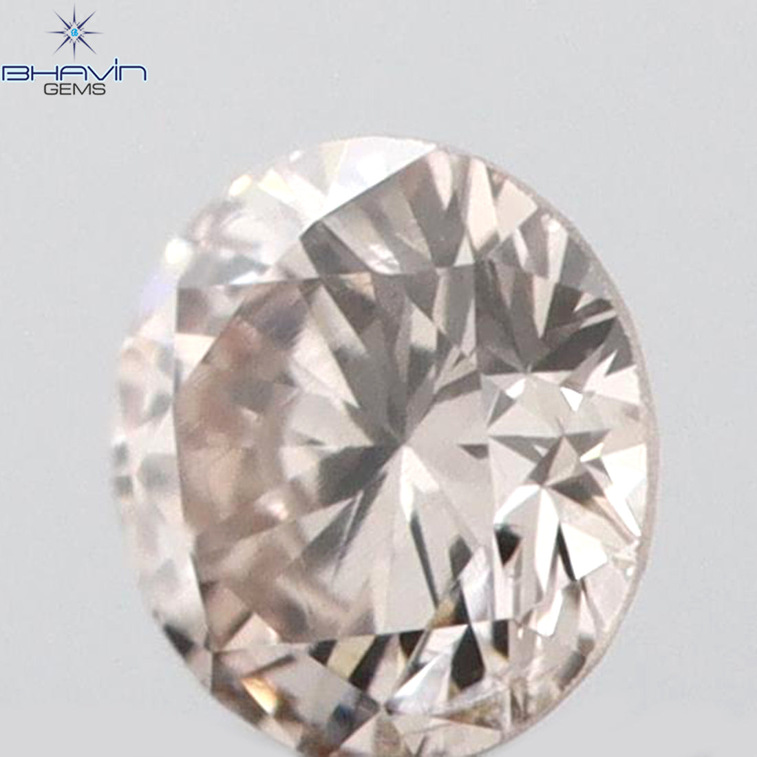 0.05 CT Natural Round Diamond Pink (Argyle) Color VS2 Clarity (1.99 MM)