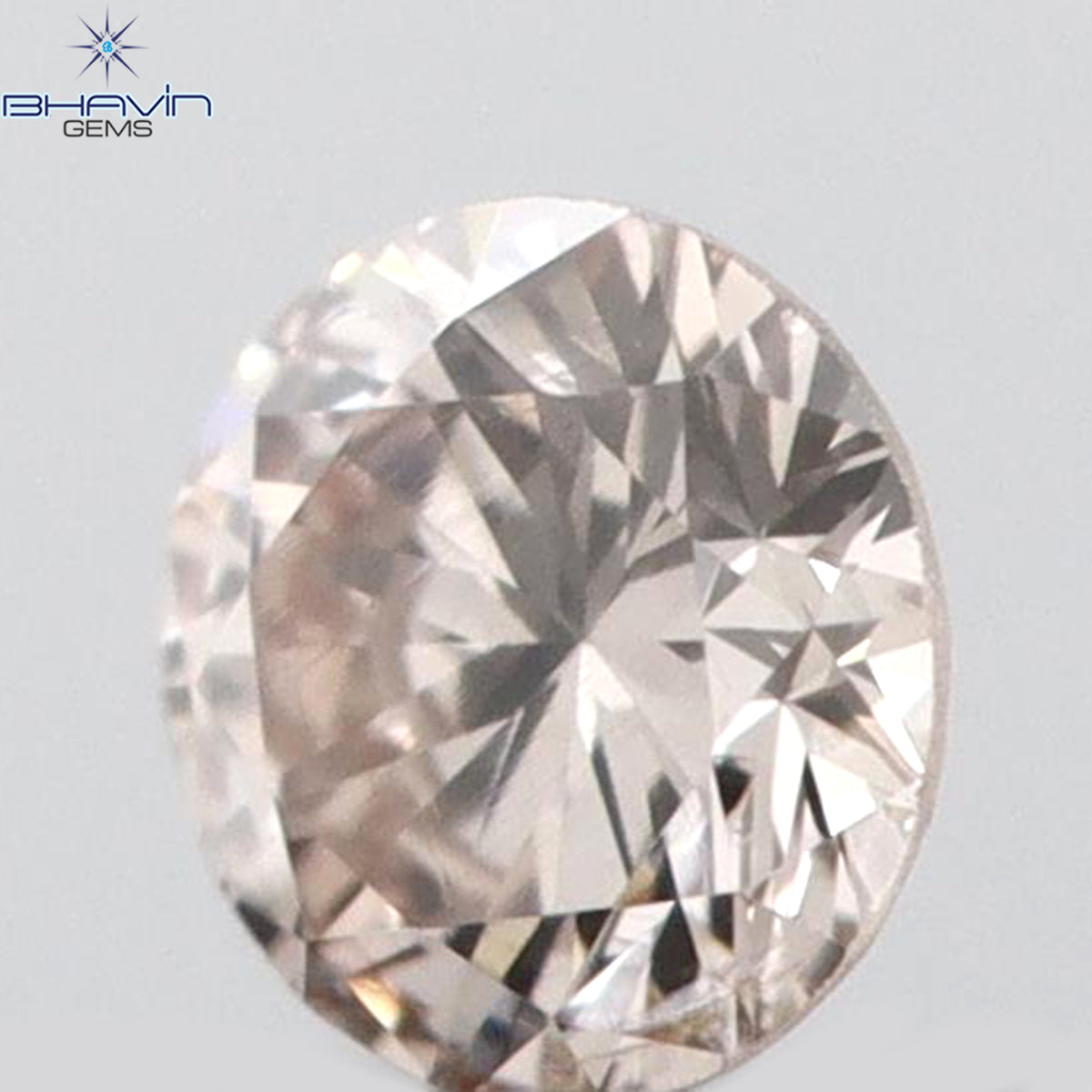 0.05 CT Natural Round Diamond Pink (Argyle) Color VS2 Clarity (1.99 MM)