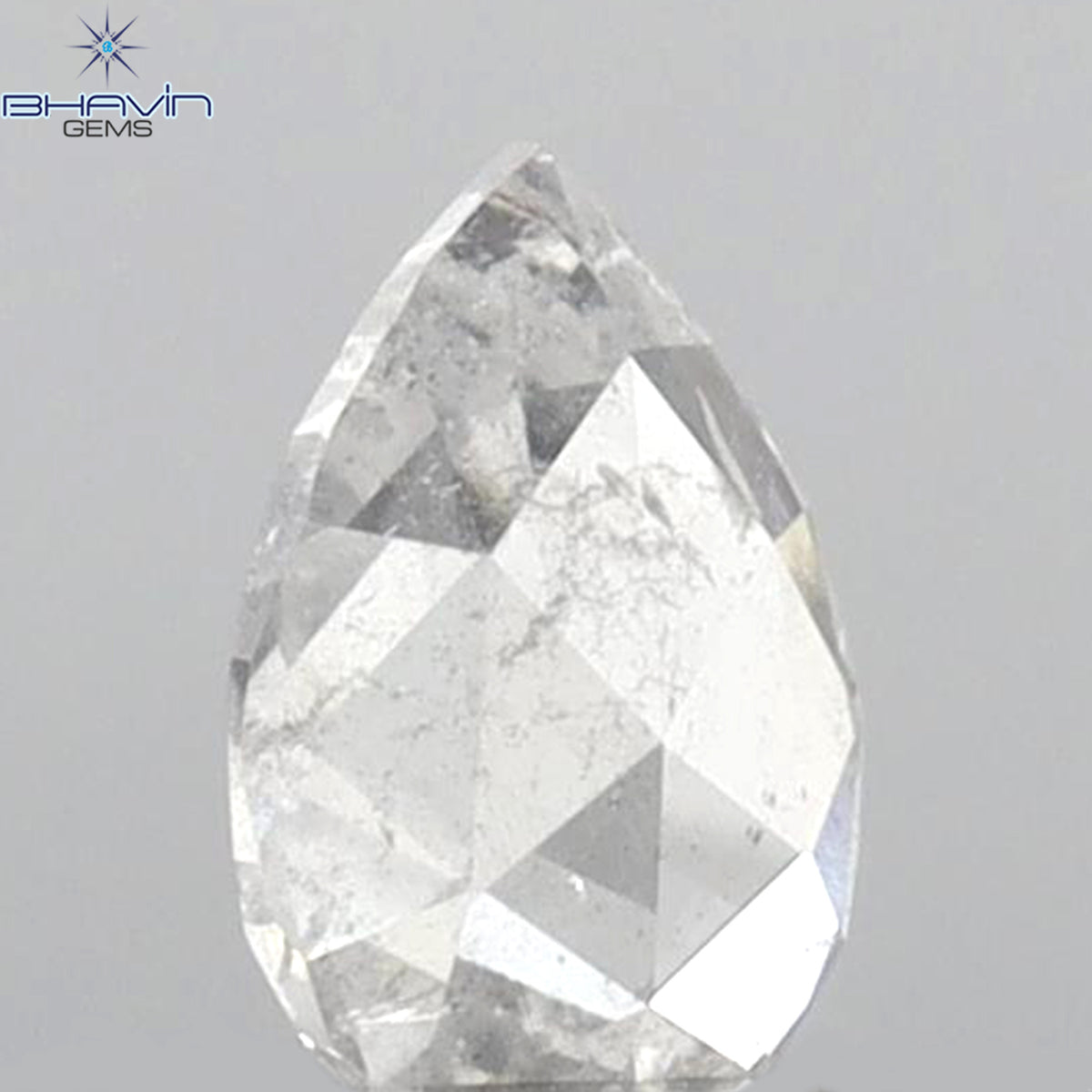 0.23 CT Pear Shape Natural Diamond White Color I1 Clarity (5.21 MM)