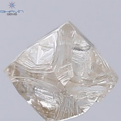 0.90 CT ラフ シェイプ ナチュラル ダイヤモンド ホワイト カラー VS1 クラリティ (5.95 MM)