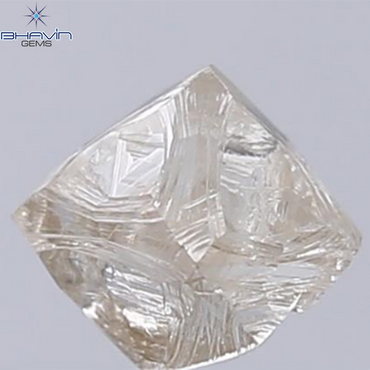 1.40 CT Rough Shape Natural Diamond Brown Color VS1 Clarity (5.84 MM)