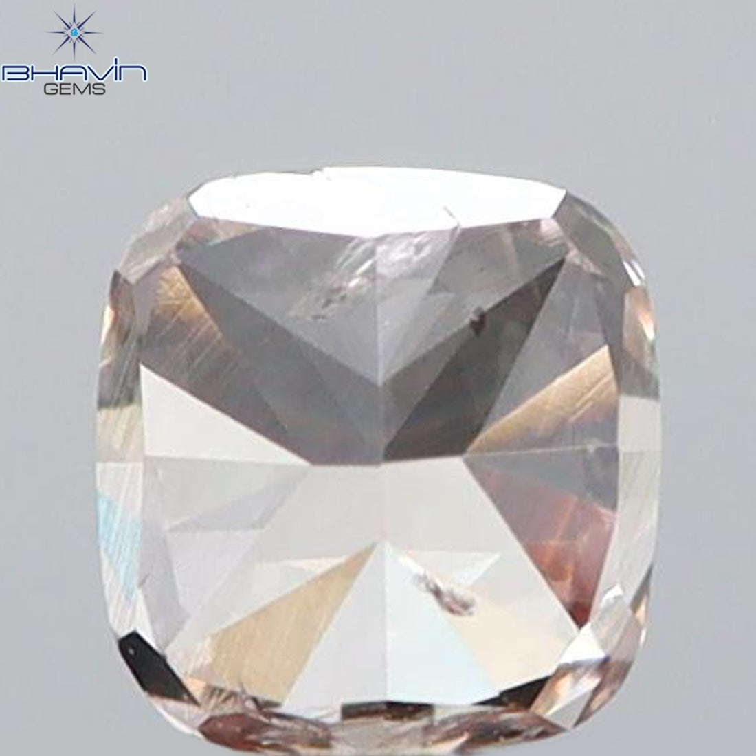0.16 CT Natural Cushion Diamond Pink Color Clarity SI1 (3.07 MM)