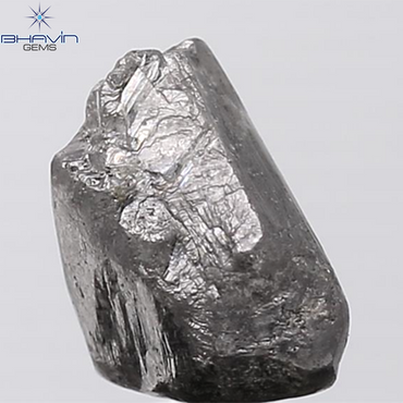 3.45 CT Rough Shape Natural Diamond Salt And Papper Color I3 Clarity (10.07 MM)