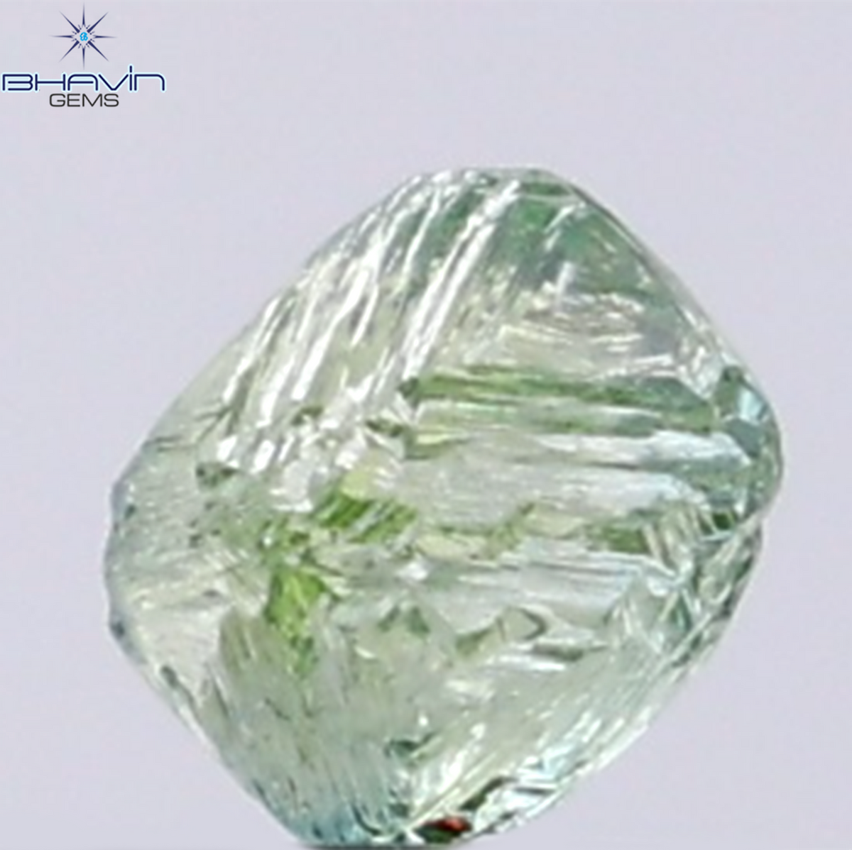 0.49 CT ラフシェイプ ナチュラル ダイヤモンド ピンク色 I3 クラリティ (4.90 MM)