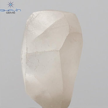 2.71 CT Rough Shape Natural Diamond Brown Color VS2 Clarity (9.15 MM)