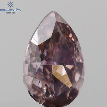 0.15 CT Pear Shape Natural Diamond Pink Color VS1 Clarity (4.19 MM)