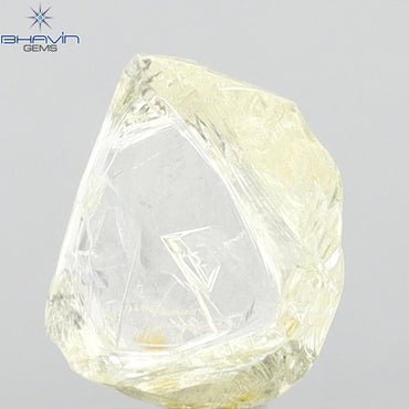 3.12 CT Rough Shape Natural Diamond Yellow Color VS1 Clarity (9.55 MM)