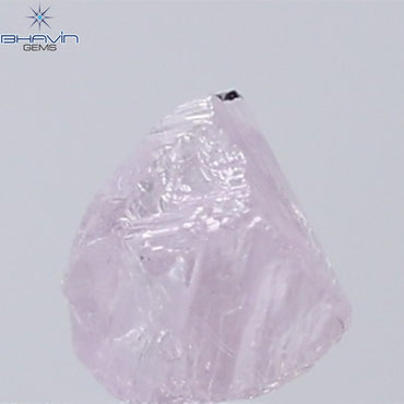 0.52 CT Rough Shape Natural Diamond Pink Color (5.12 MM)