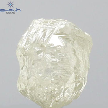 1.41 CT Rough Shape Natural Diamond White Color SI Clarity (6.05 MM)