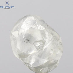 2.28 CT Rough Shape Natural Loose Diamond White (M) Color SI1 Clarity (6.92 MM)