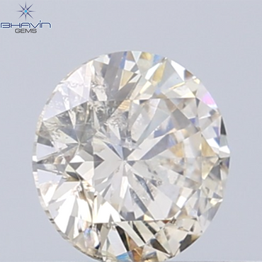 0.40 CT Natural Round Diamond Brown Color Clarity I1 (4.73 MM)