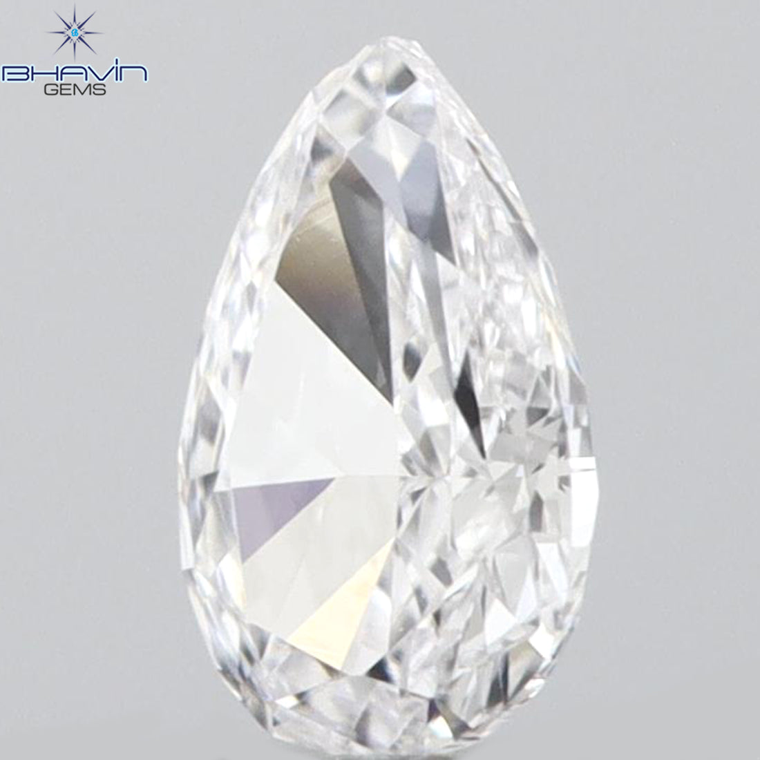 0.08 CT ペアシェイプ ナチュラル ダイヤモンド ピンク色 VS1 クラリティ (3.45 MM)