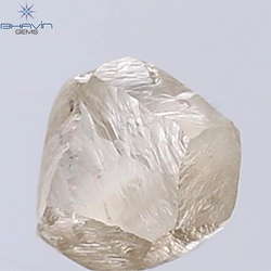 1.31 CT Rough Shape Natural Diamond Brown Color VS2 Clarity (6.26 MM)