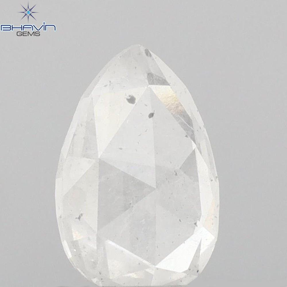 0.71 CT Pear Shape Natural Diamond White Color I2 Clarity (7.55 MM)