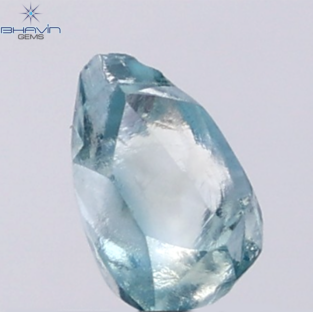 0.49 CT ラフシェイプ ナチュラル ダイヤモンド ピンク色 I3 クラリティ (4.90 MM)