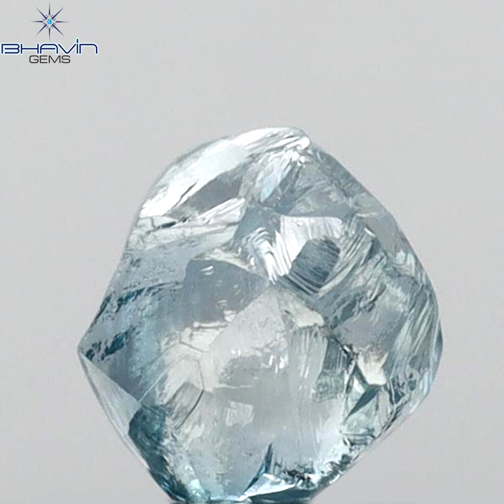 0.49 CT ラフシェイプ ナチュラル ダイヤモンド ピンク色 I3 クラリティ (4.90 MM)