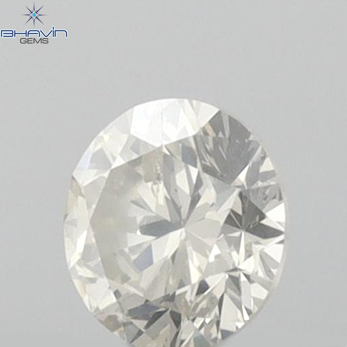 0.30 CT ラウンドシェイプ 天然ルースダイヤモンド ホワイトカラー I1 クラリティ (4.27 MM)