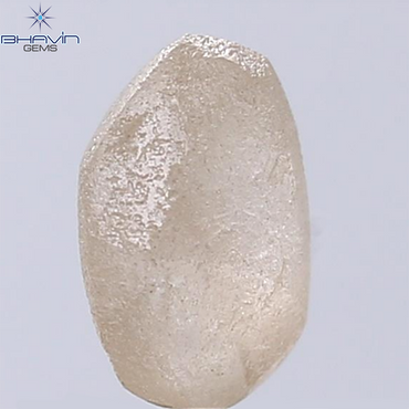 2.53 CT Rough Shape Natural Diamond Brown Color VS2 Clarity (8.95 MM)