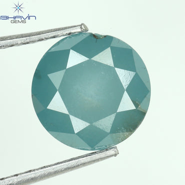 1.20 CT Round Diamond Natural Loose Diamond Blue Color I3 Clarity (4.34 MM)