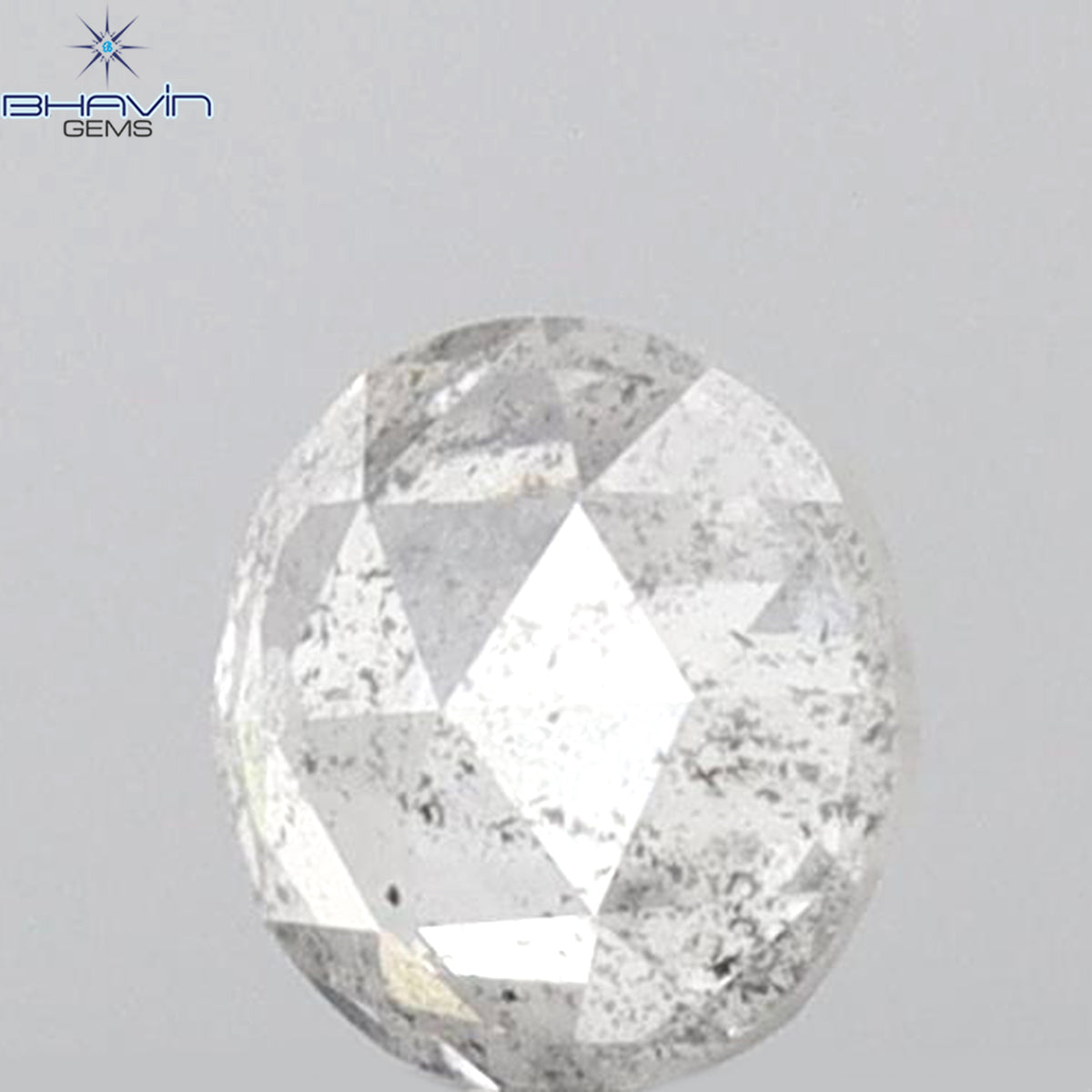 0.18 CT ラウンド ローズ カット シェイプ 天然ダイヤモンド ピンク色 I2 クラリティ (3.86 MM)