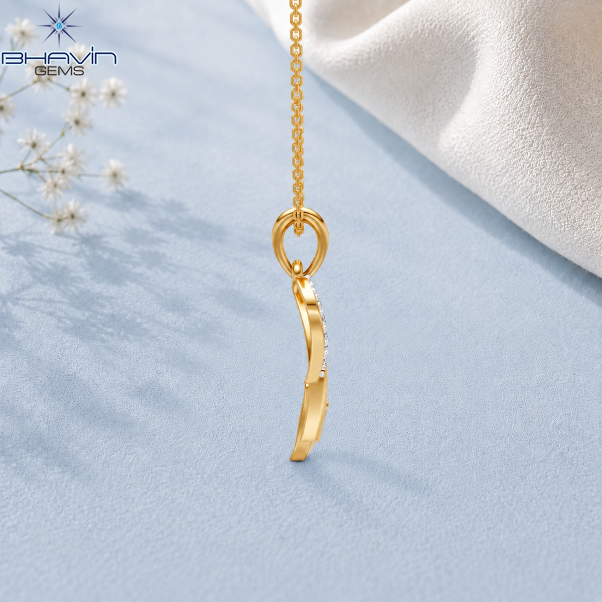 Diamond Accent Heart & Initial R Pendant Necklace
