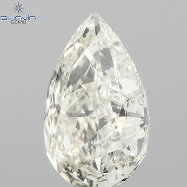 GIA Certified 1.13 CT Pear Natural Diamond Yellow Color SI2 Clarity (10.25 MM) (Copy)