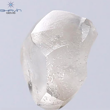 0.90 CT ラフ シェイプ ナチュラル ダイヤモンド ホワイト カラー VS1 クラリティ (5.95 MM)