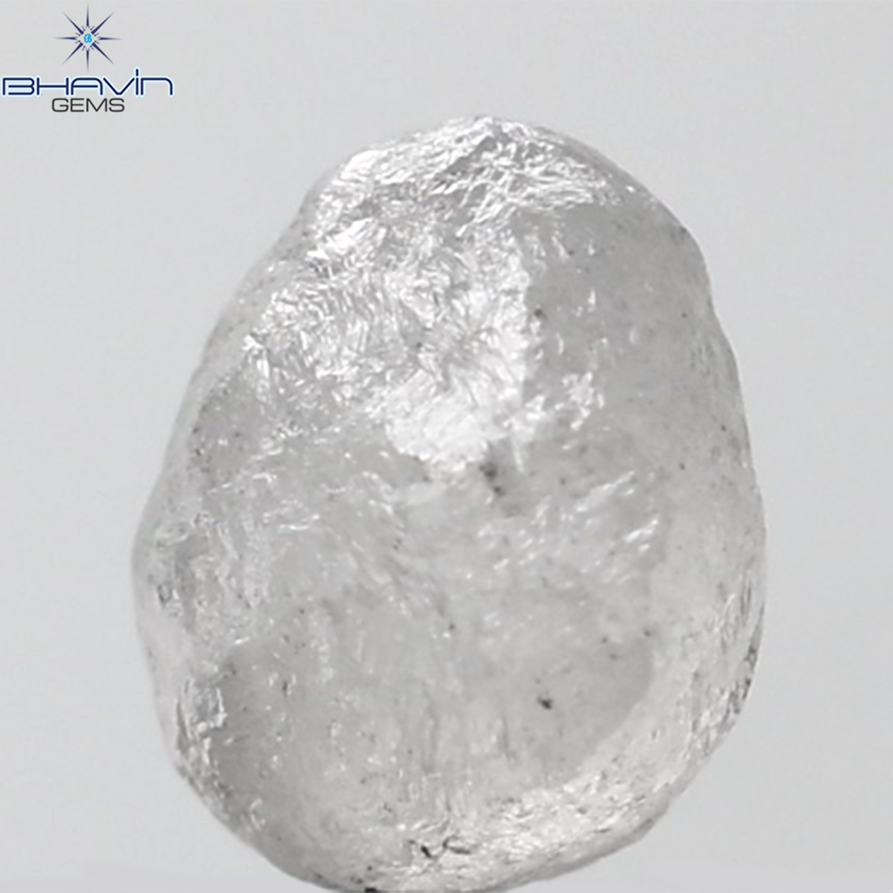 1.21 CT Rough Shape Natural Diamond White Color I3 Clarity (4.94 MM)