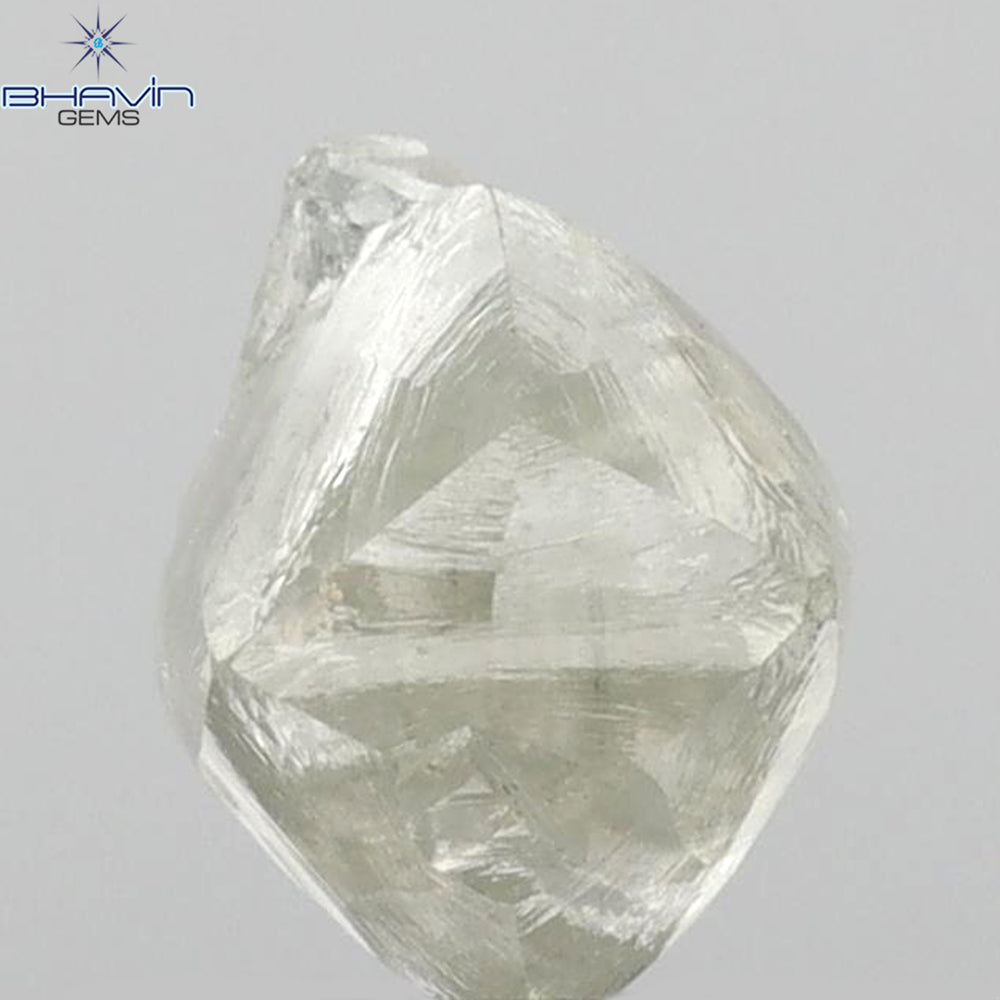 2.60 CT Rough Shape Natural Loose Diamond White (M) Color SI2 Clarity (7.70 MM)