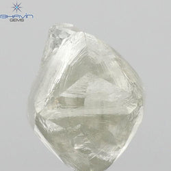 2.60 CT Rough Shape Natural Loose Diamond White (M) Color SI2 Clarity (7.70 MM)