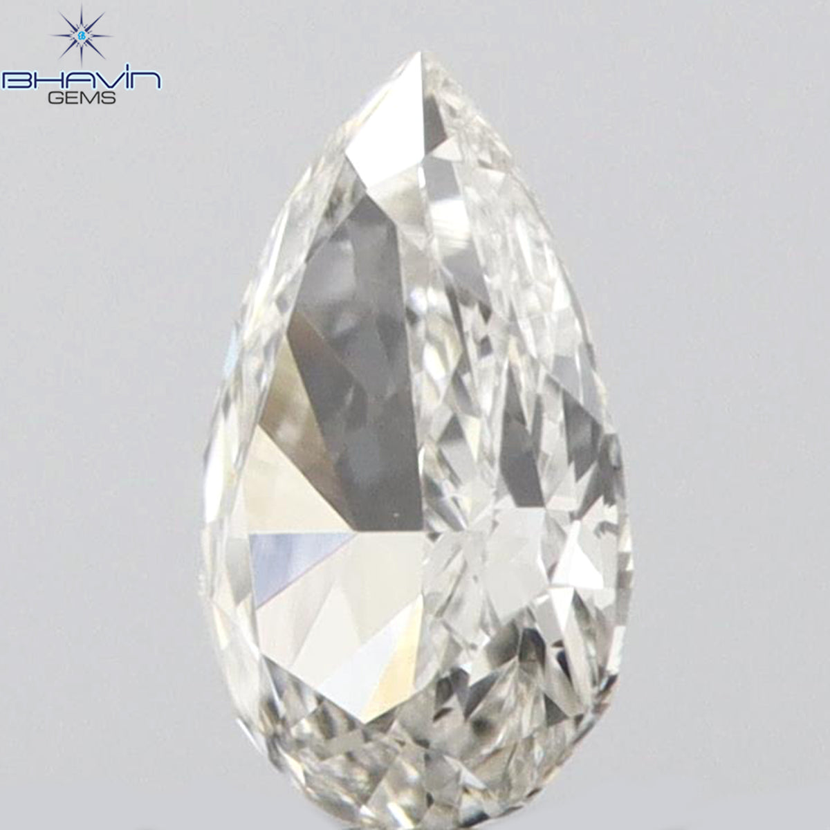 0.08 CT ペアシェイプ ナチュラル ダイヤモンド ピンク色 VS1 クラリティ (3.45 MM)