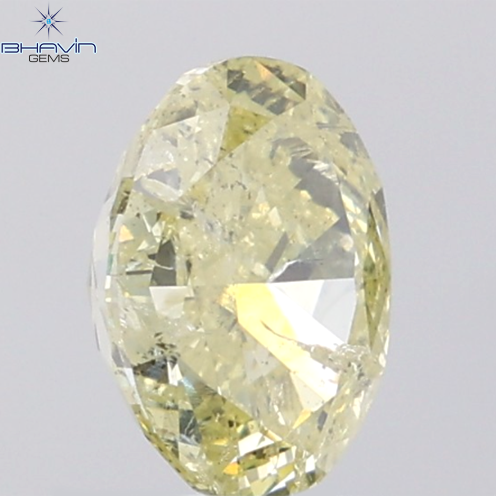 GIA認定 1.27 CT クッションダイヤモンド イエローカラー 天然ダイヤモンド VS1 クラリティ (5.97 MM)