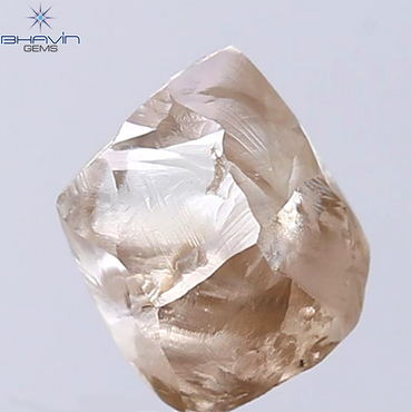 3.75 CT Rough Shape Natural Diamond Brown Color SI Clarity (10.23 MM)