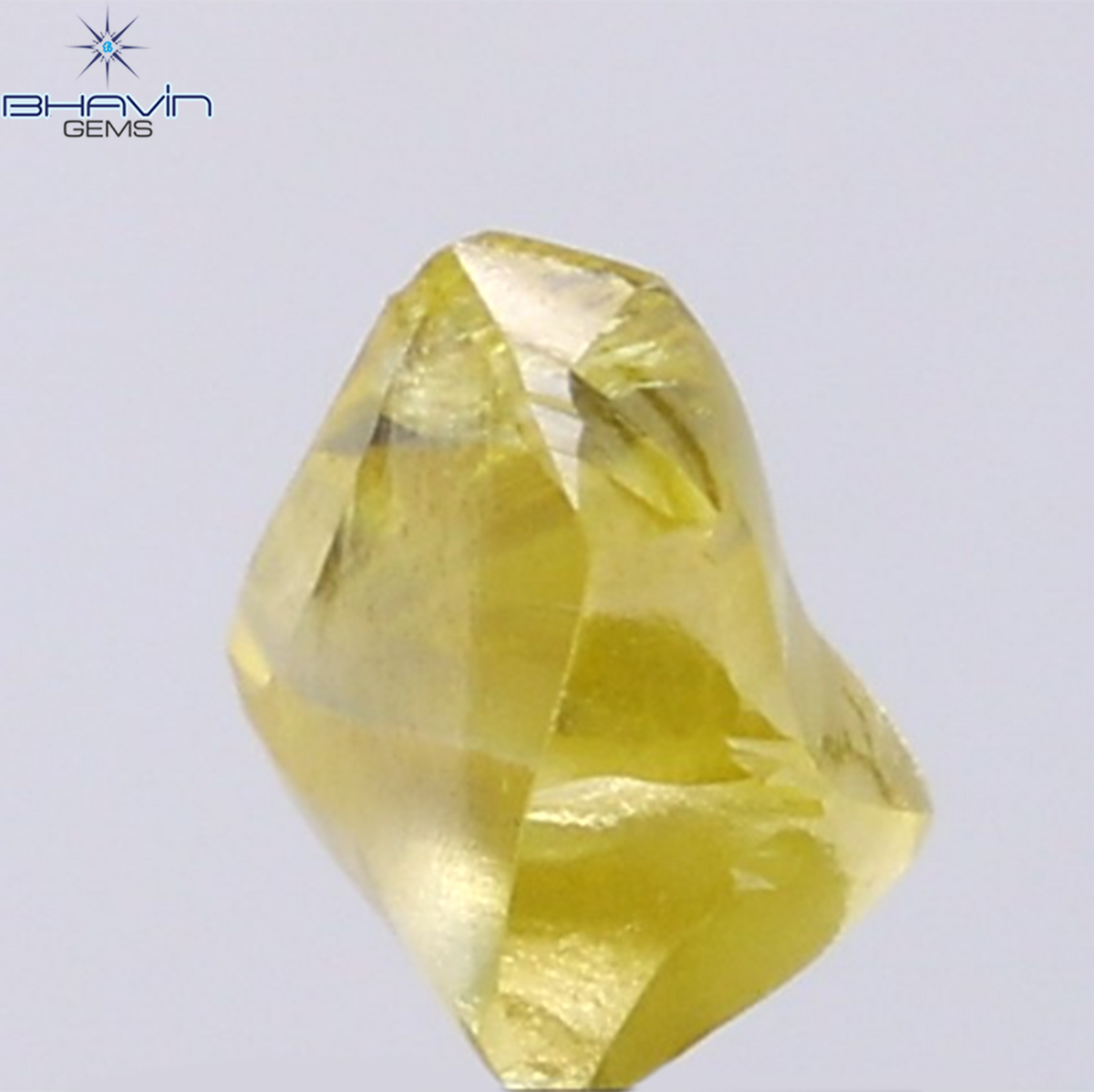1.19 CT Natural Rough Diamond Enhanced Yellow Color Clarity VS (7.24 MM)