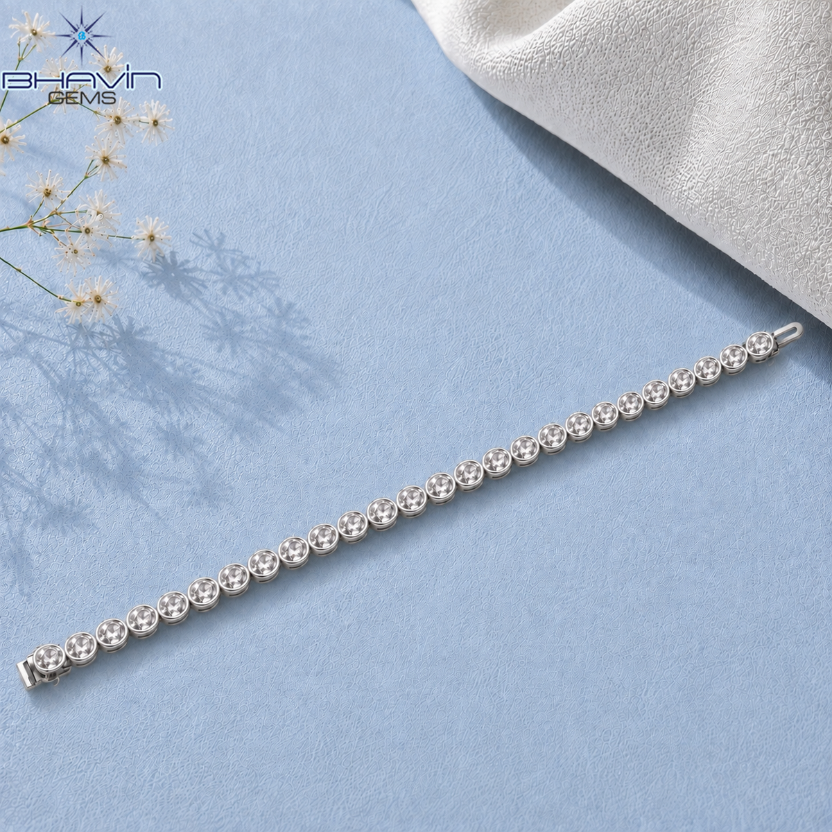 Timeless Round Diamond Bezel Tennis Bracelet