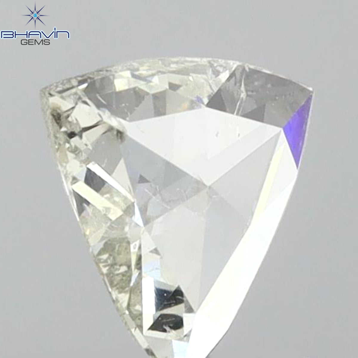0.33 CT Natural Triangle Diamond White Color Clarity SI2 (6.45 MM)
