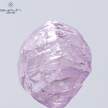 0.84 CT Rough Shape Natural Diamond Pink Color I1 Clarity (4.98 MM)