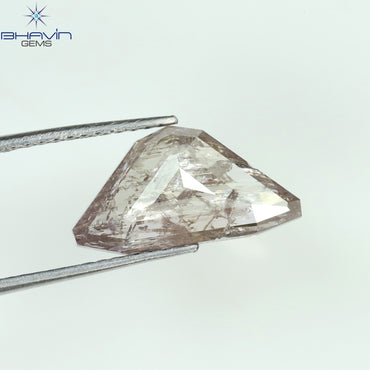 2.80 CT Diamond Cut Shape Natural Diamond Pink Color I3 Clarity (14.00 MM)