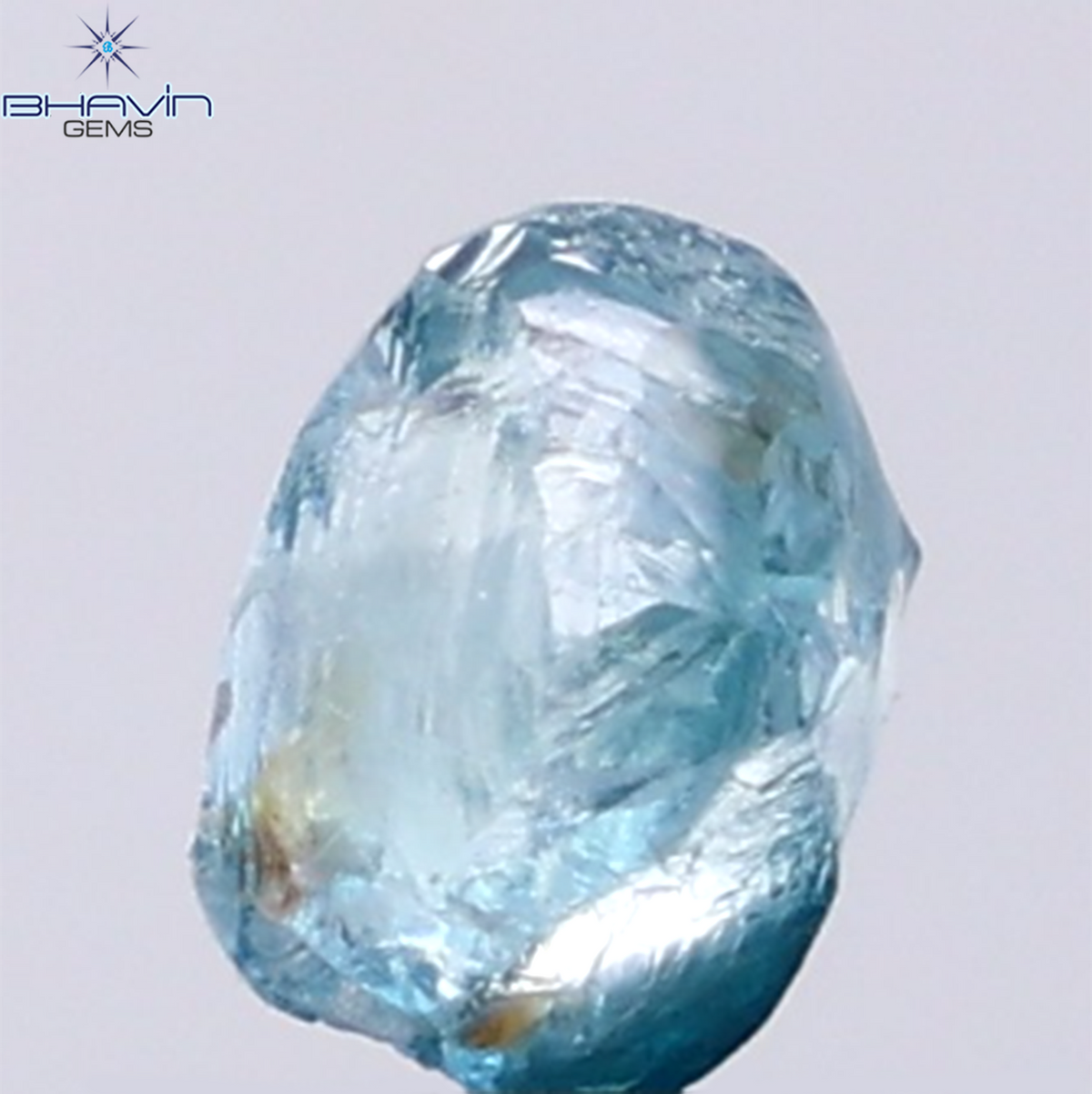 0.49 CT ラフシェイプ ナチュラル ダイヤモンド ピンク色 I3 クラリティ (4.90 MM)