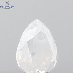 0.34 CT Pear Shape Natural Diamond White Color VS2 Clarity (4.94 MM)