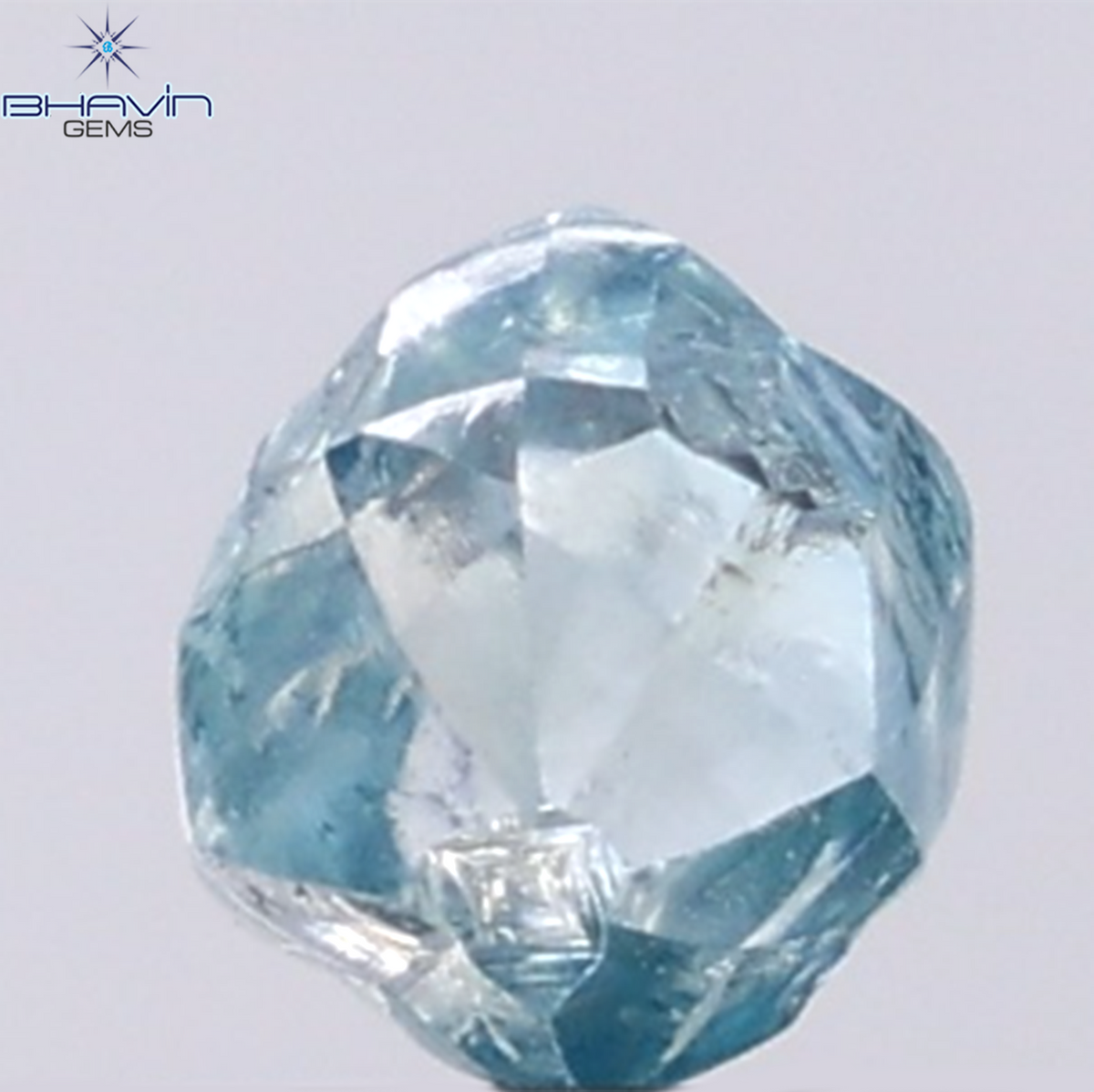 0.49 CT ラフシェイプ ナチュラル ダイヤモンド ピンク色 I3 クラリティ (4.90 MM)