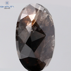 5.77 CT Oval Shape Natural Diamond Brown Color I3 Clarity (14.74 MM)