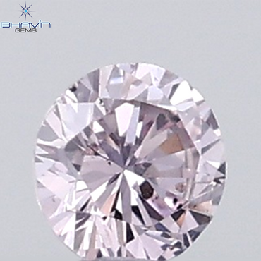 0.04 CT Round Natural Diamond Pink (Argyle) Color VS-SI Clarity