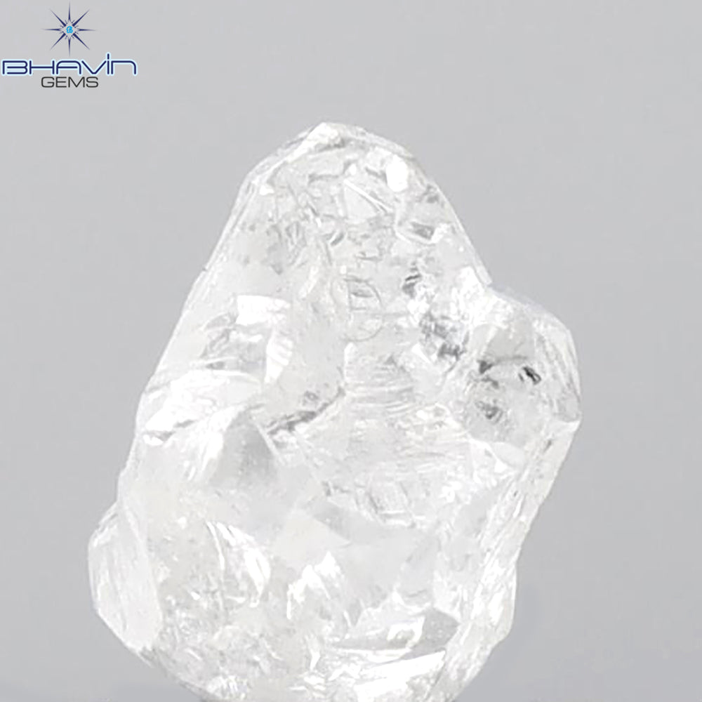 0.90 CT ラフ シェイプ ナチュラル ダイヤモンド ホワイト カラー VS1 クラリティ (5.95 MM)