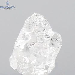 0.90 CT ラフ シェイプ ナチュラル ダイヤモンド ホワイト カラー VS1 クラリティ (5.95 MM)